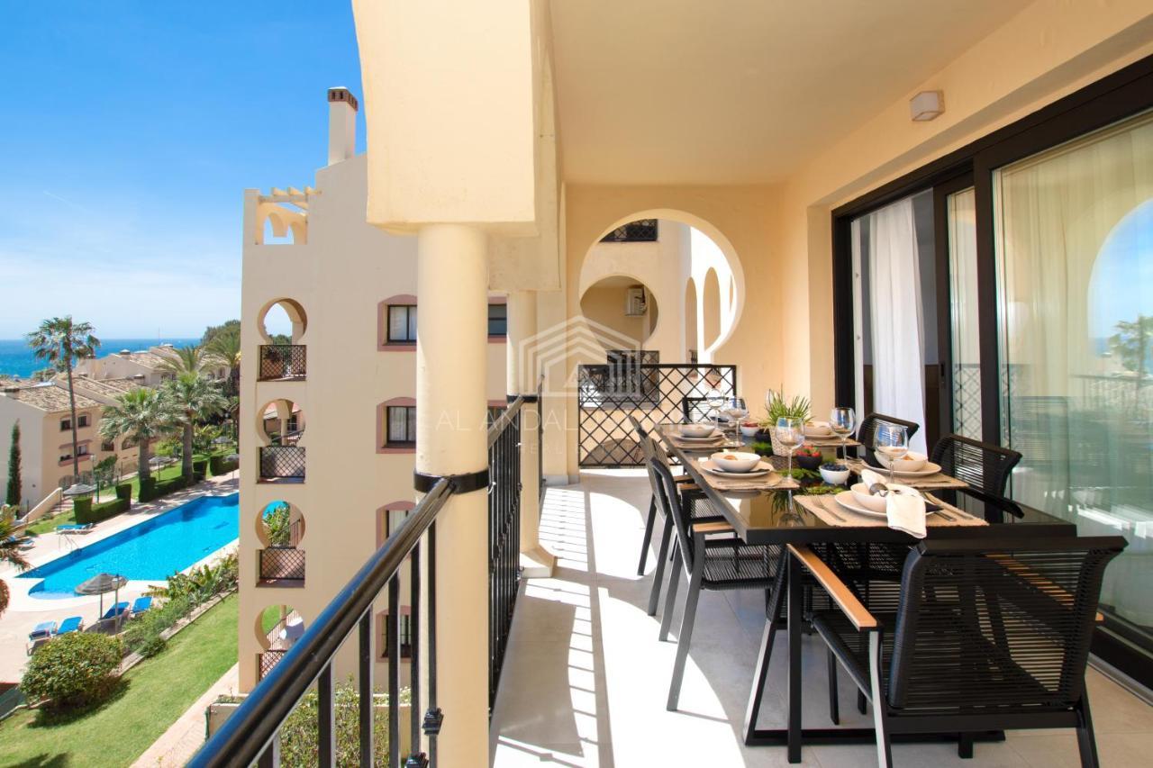 Panoramic Sea Views And Direct Access To The Beach From The Community In Torrenueva Apartamento Málaga Exterior foto
